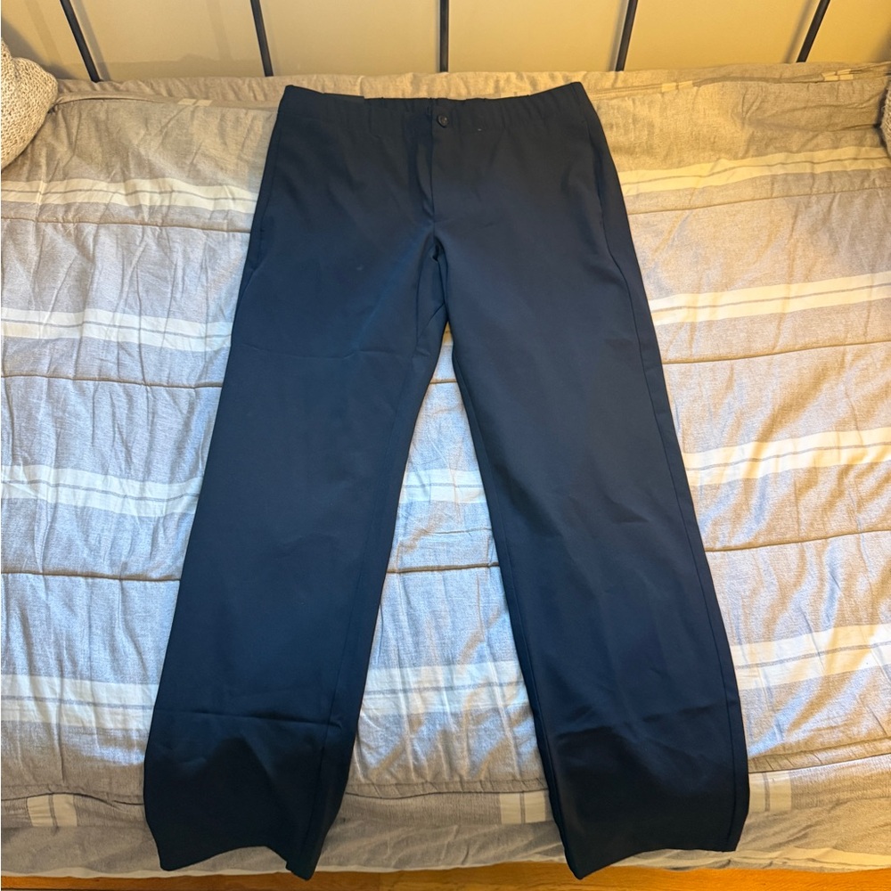 Bonobos Dark Navy Straight Dress Pants